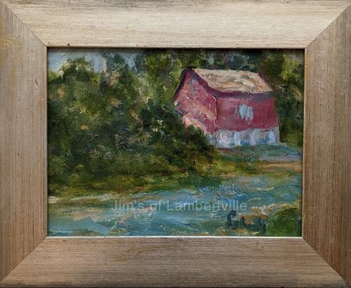 "Mill by the Stream" by Evelyn Faherty